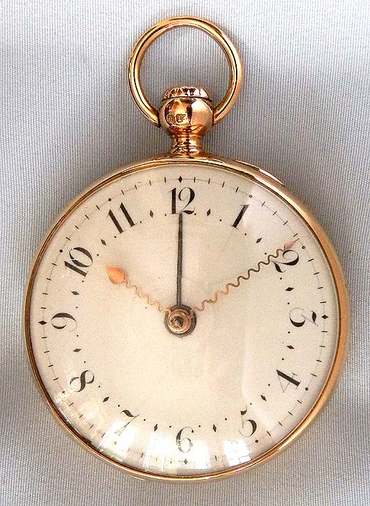   Viner 18K verge alarm watch circa 1815.   