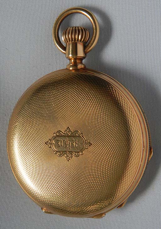   Fine midsize 18K gold antique pocket watch made by Patek Philippe for Tiffany circa 1872.    